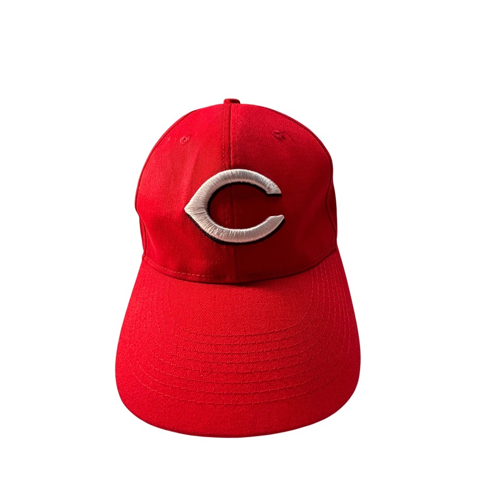 Cincinnati Reds MLB Baseball Cap OC Sports Red Adjustable Hat Wishbone C Logo